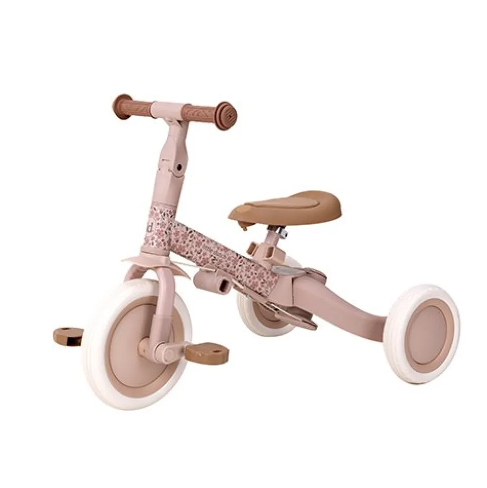 4 in 1 Driewieler Pink