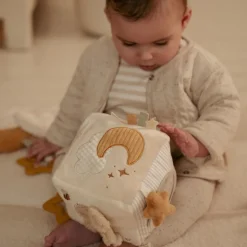 Activiteitenkubus - Beige - Newborn Naturals
