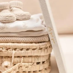 Babyboek - Beige - Baby Bunny - EN