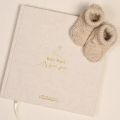 Babyboek - Beige - Baby Bunny - EN