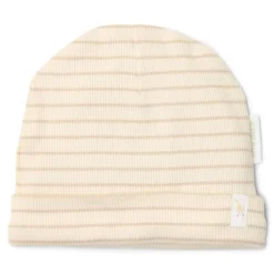 Babymutsje - Beige - Newborn Naturals - Stripe