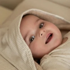 Badcape - Beige - 75 x 75 - Newborn Naturals - Baby Bunny