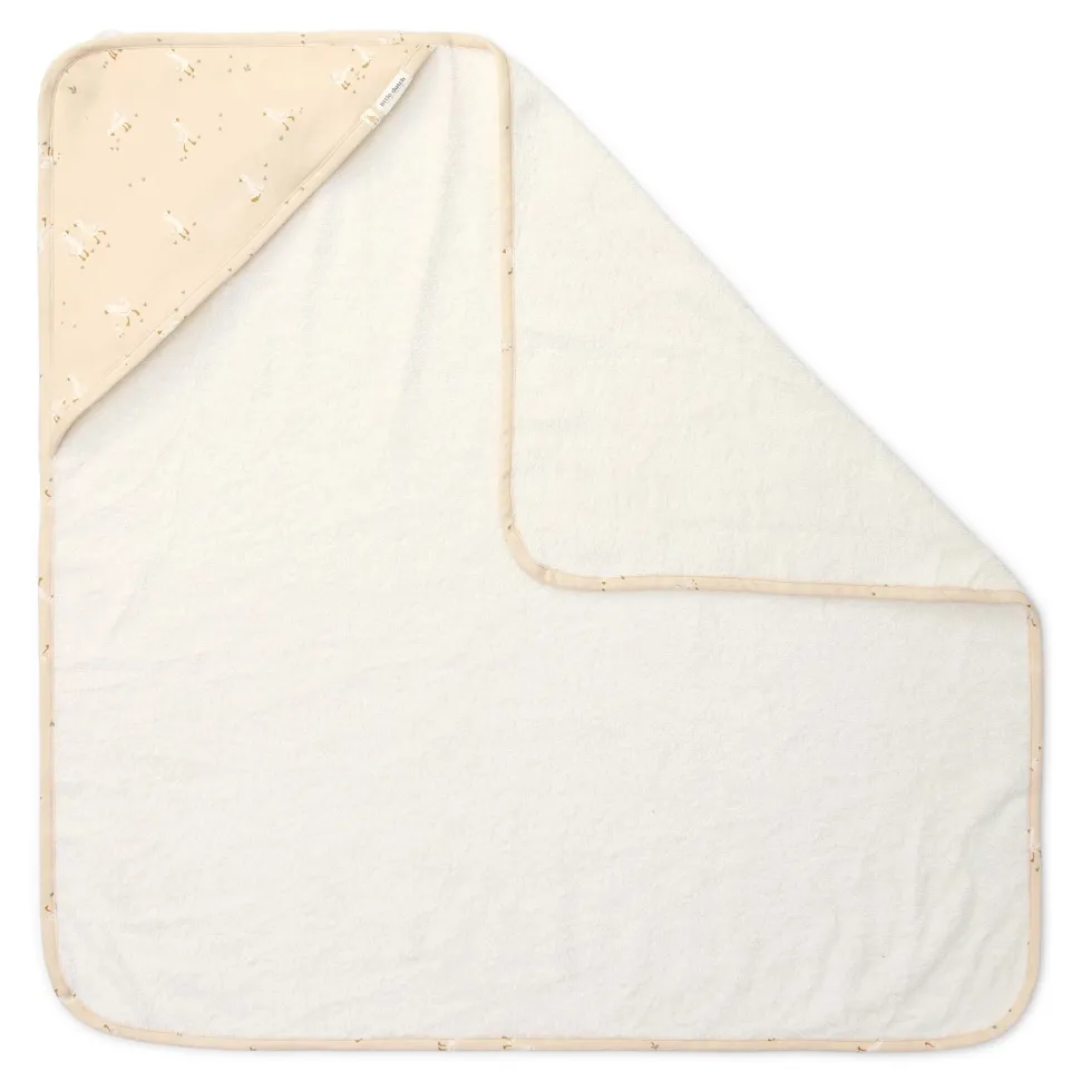 Badcape - Wit - 75 x 75 - Newborn Naturals - Little Goose