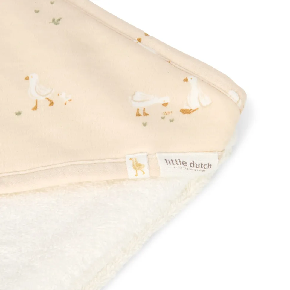 Badcape - Wit - 75 x 75 - Newborn Naturals - Little Goose