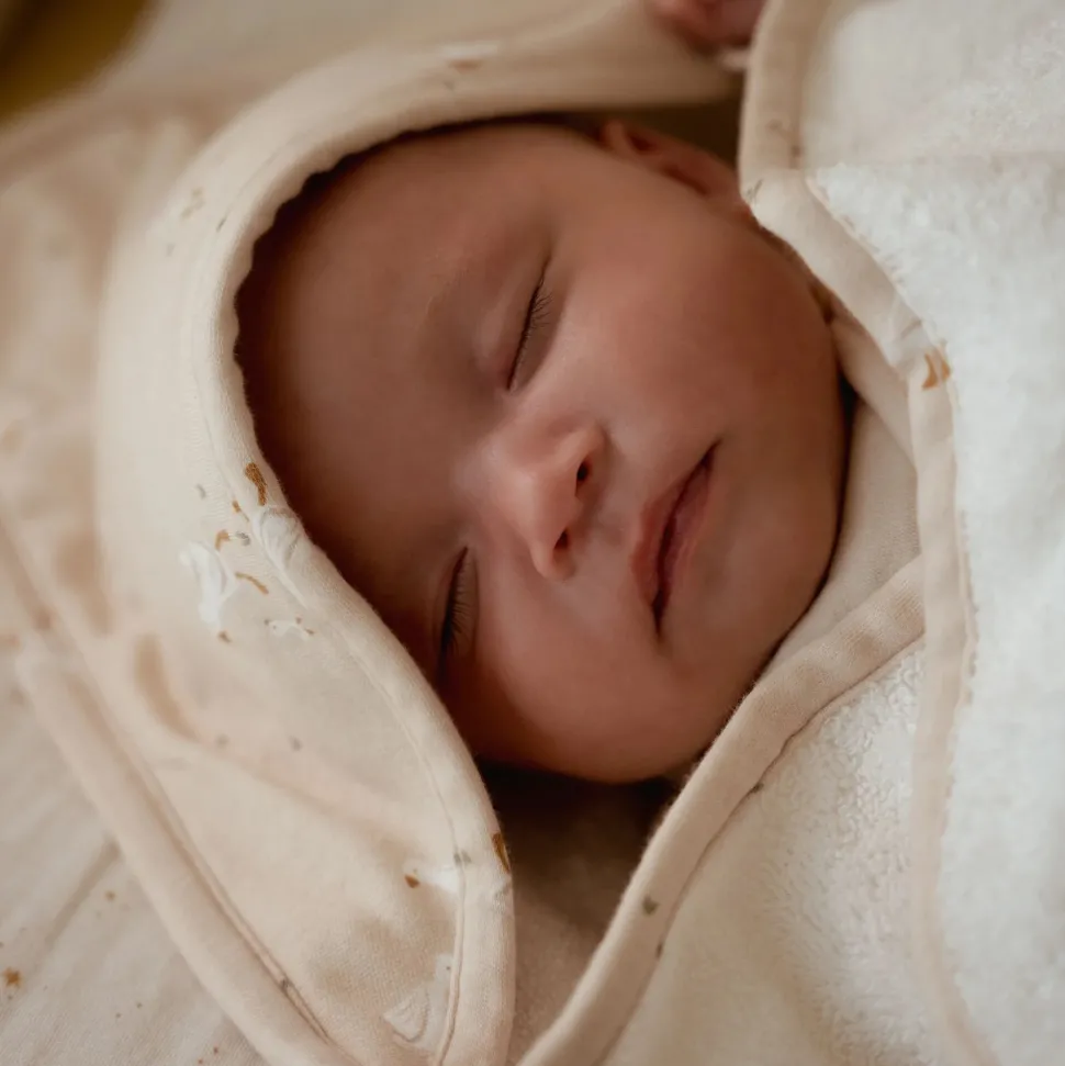 Badcape - Wit - 75 x 75 - Newborn Naturals - Little Goose