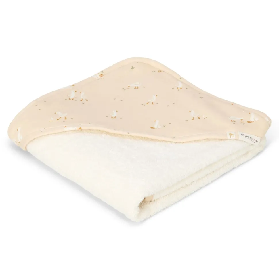 Badcape - Wit - 75 x 75 - Newborn Naturals - Little Goose