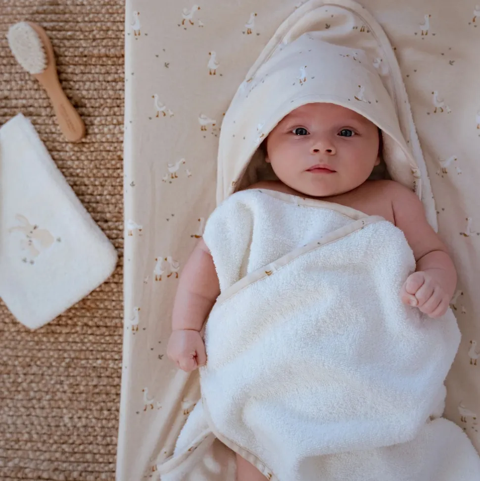 Badcape - Wit - 75 x 75 - Newborn Naturals - Little Goose