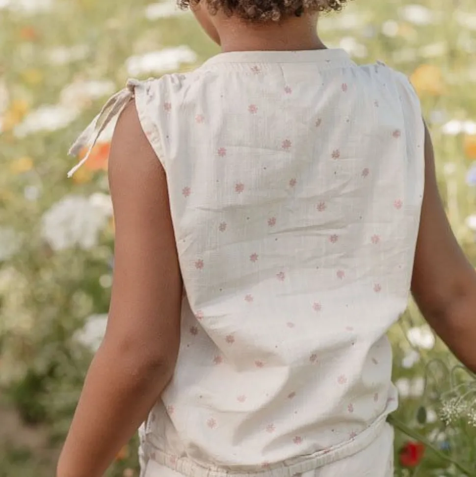 Blouse mouwloos - Zand - Fairy Garden