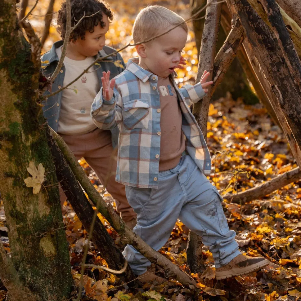Broek - Joggingstof - Blauw - Forest Friends