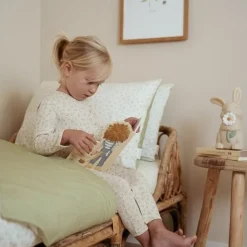 Eenpersoons dekbedovertrek - Groen - Essentials - Blueberry Leaves