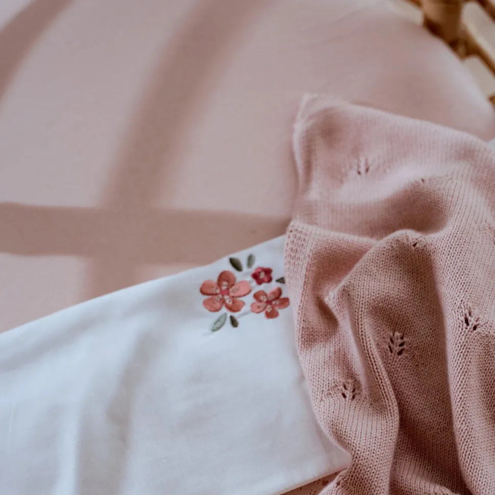 Eenpersoonshoeslaken - Roze - Essentials