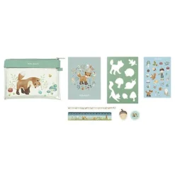 Etui met inhoud - Blauw - Forest Friends