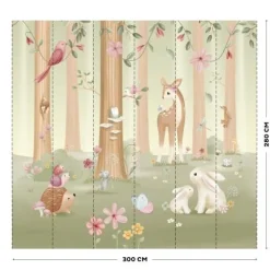 Fotobehang - Meerkleurig - Fairy Garden