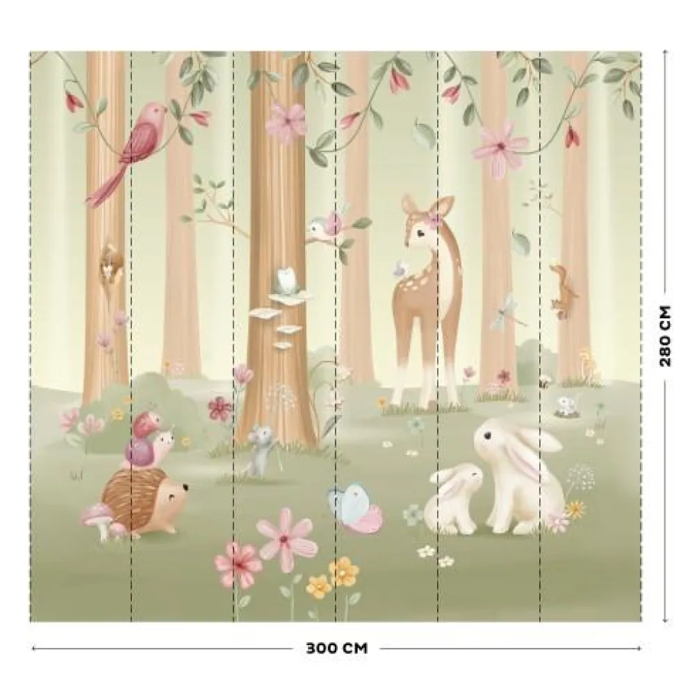 Fotobehang - Meerkleurig - Fairy Garden