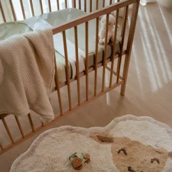 Gebreid wiegdeken - Fleece – Wit – Essentials