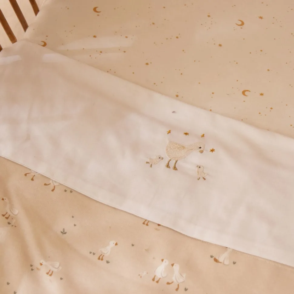 Hoeslaken - Wit - 70 x 140/150 cm - Newborn Naturals - Little Goose