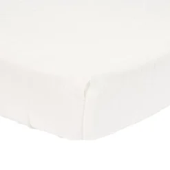 Hoeslaken hydrofiel ledikant Soft White