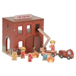 Houten brandweerkazerne – Rood – Essentials