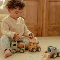 Houten bulldozer – Blauw – Essentials