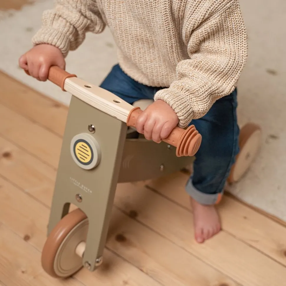 Houten Driewieler Olive