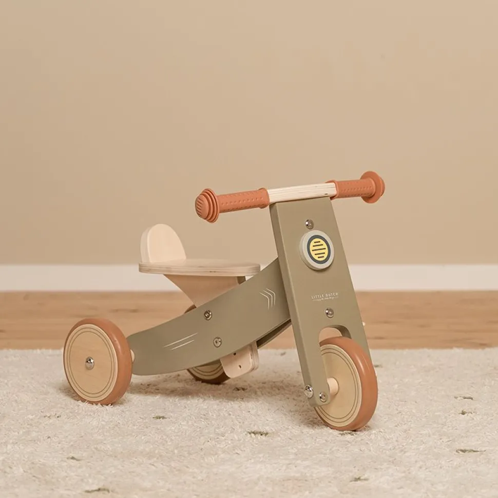 Houten Driewieler Olive