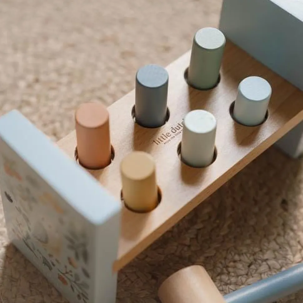 Houten Hamerbank - Blauw - Forest Friends