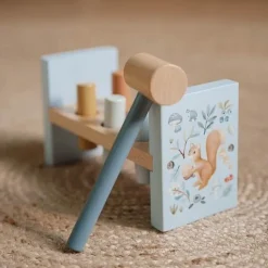 Houten Hamerbank - Blauw - Forest Friends