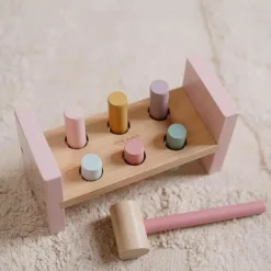 Houten Hamerbank - Roze - Fairy Garden