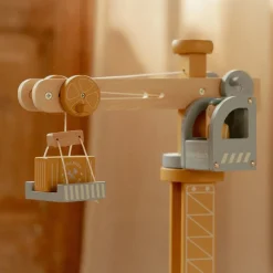 Houten hijskraan – Treinbaan