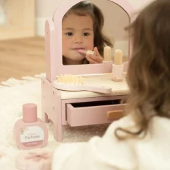 Houten kaptafel - Roze - Essentials