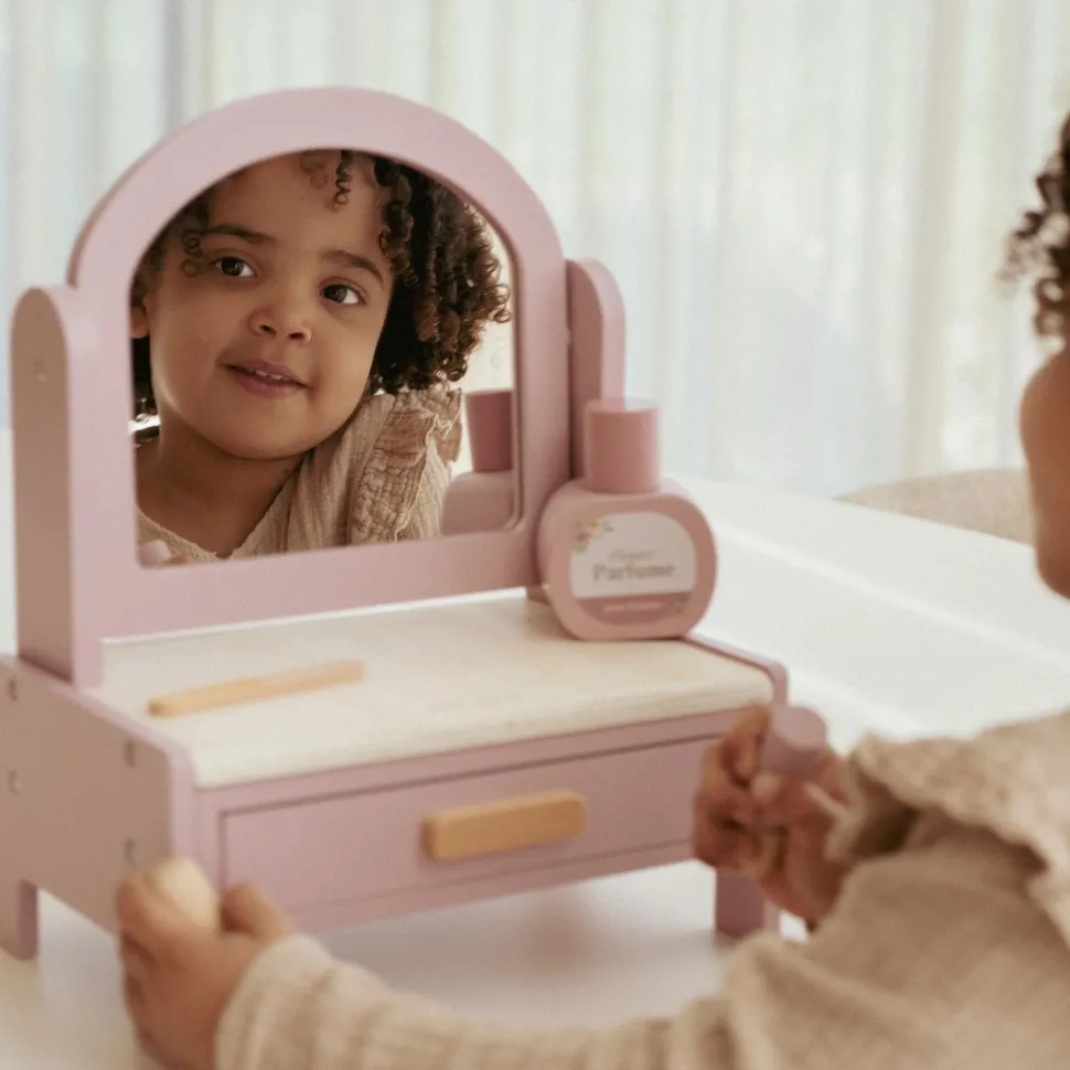 Houten kaptafel - Roze - Essentials