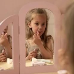 Houten kaptafel groot– Roze – Essentials