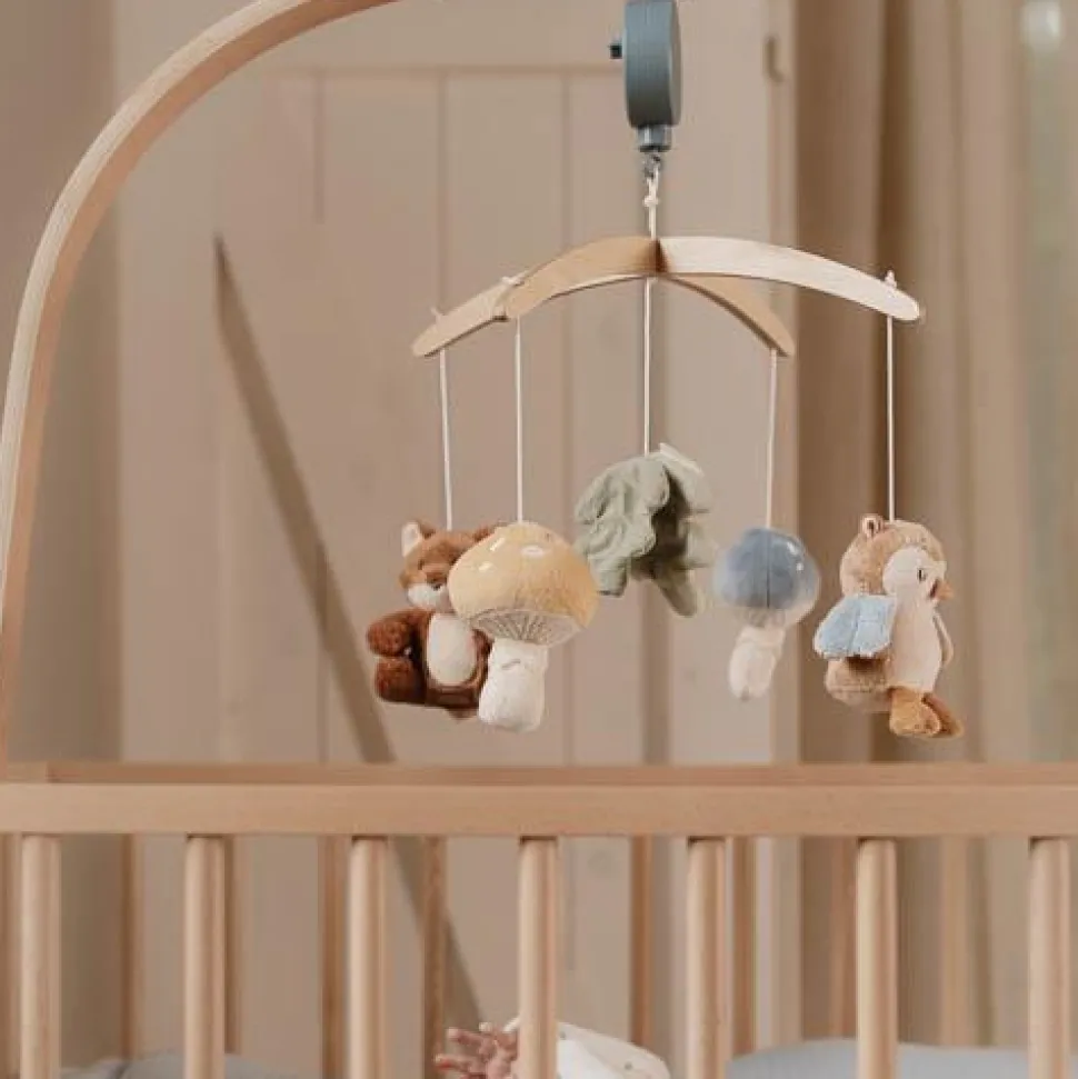 Houten Muziekmobiel - Blauw - Forest Friends