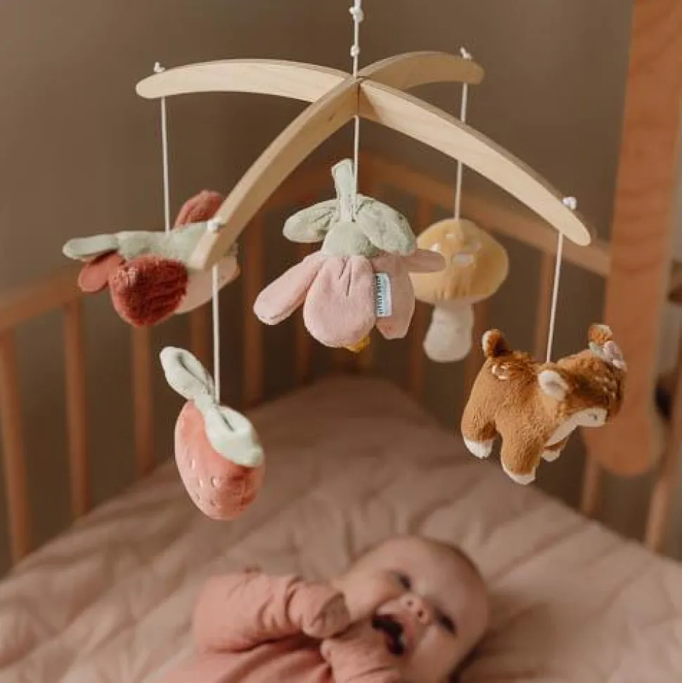 Houten Muziekmobiel - Roze - Fairy Garden