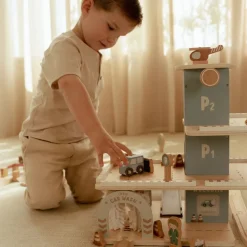 Houten parkeergarage – Blauw – Essentials