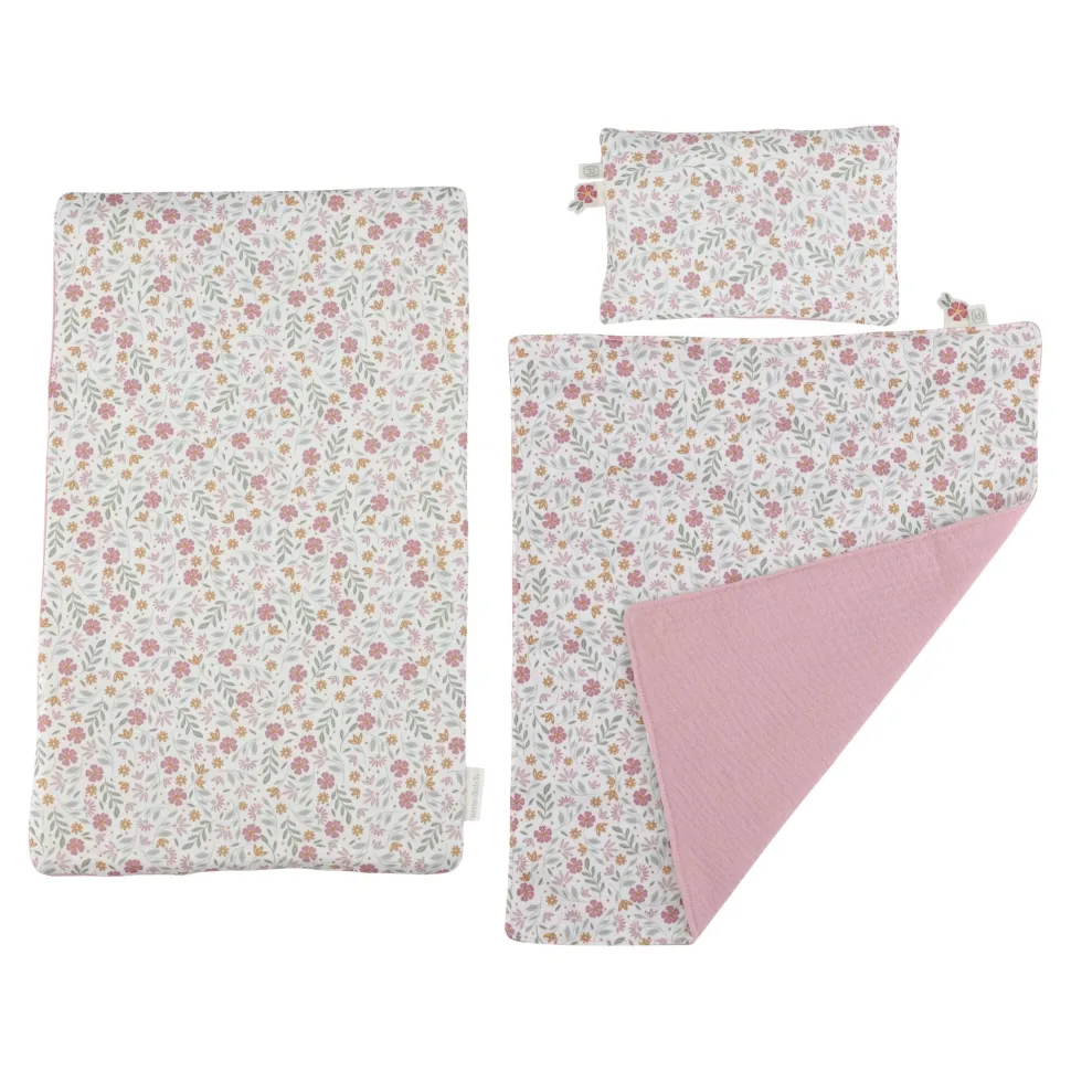 Houten poppenbedje - Roze - Essentials