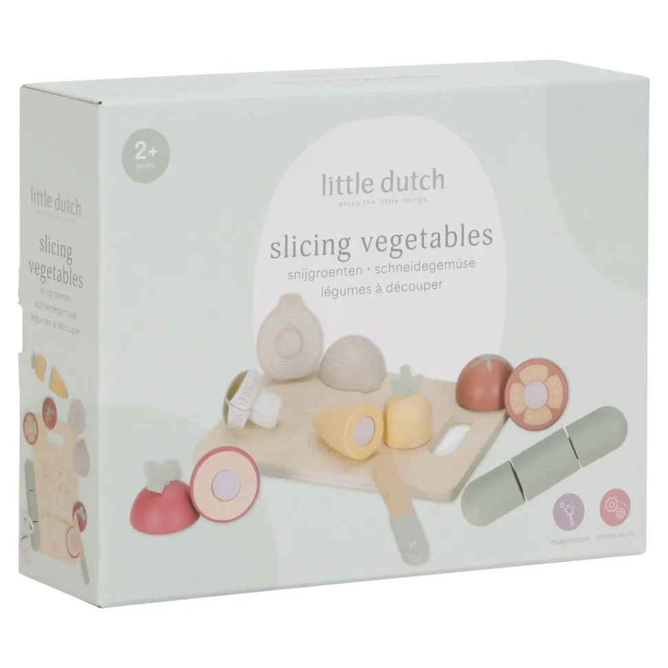 Houten snijgroenten - Meerkleurig - Essentials