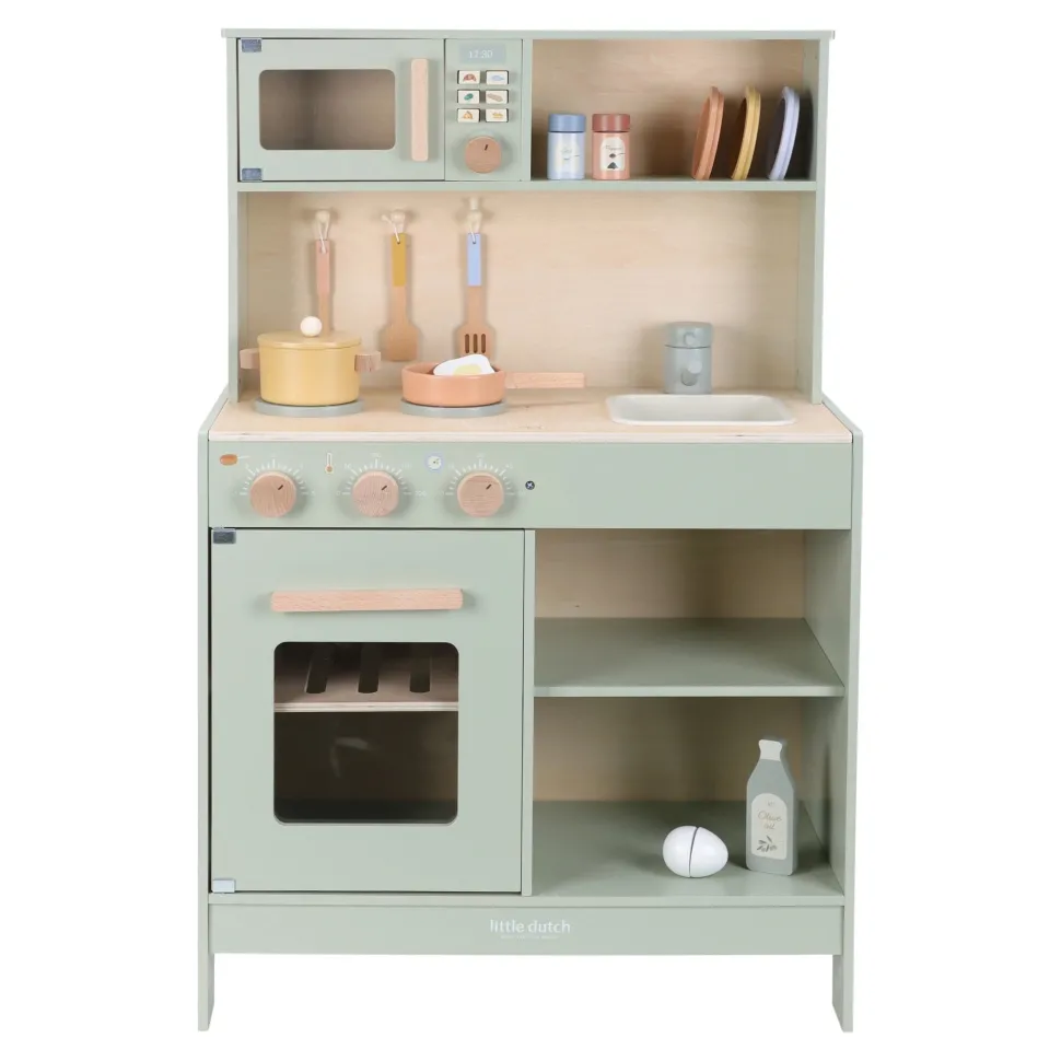 Houten speelkeuken - Groen