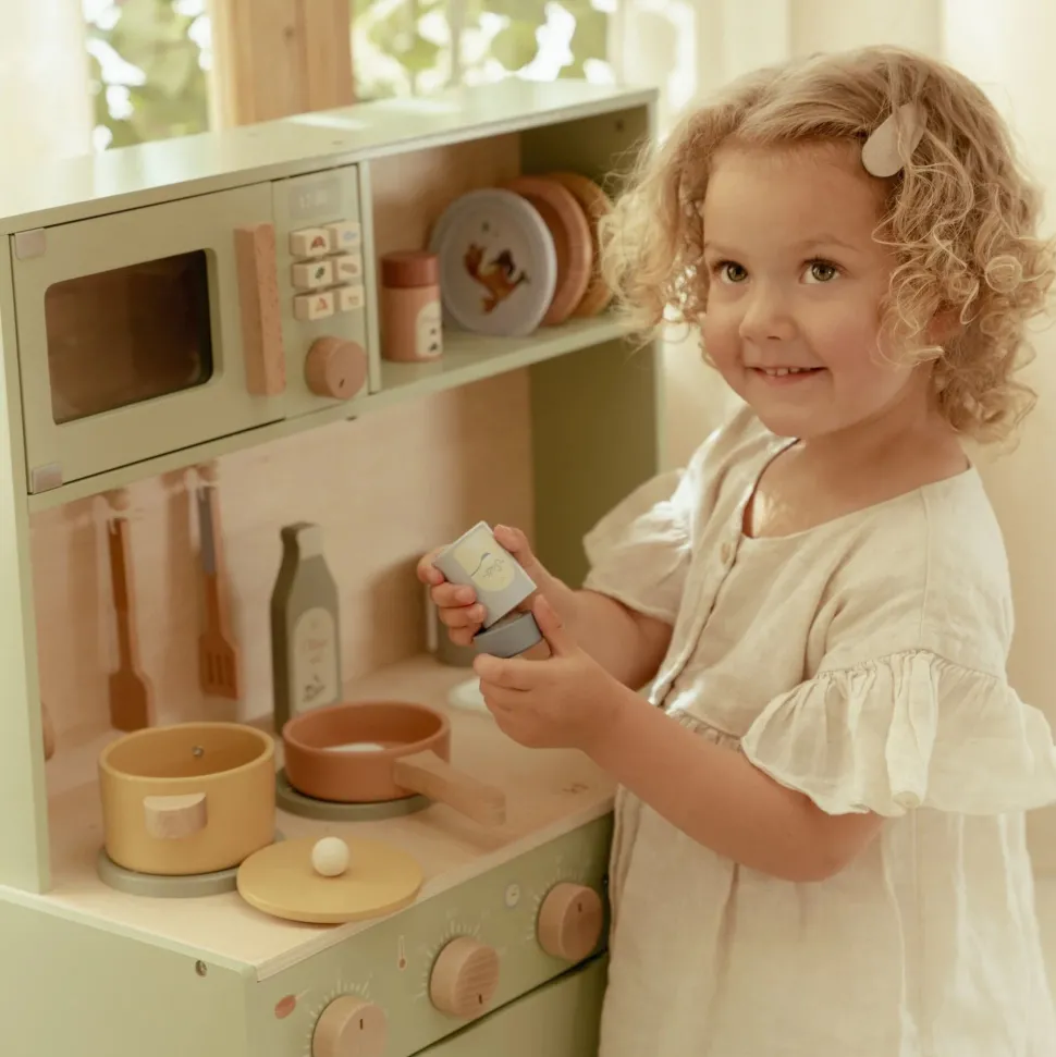 Houten speelkeuken - Groen