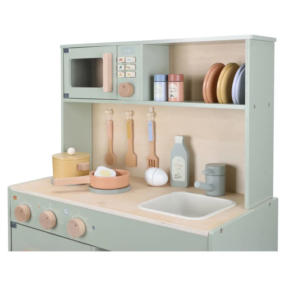 Houten speelkeuken - Groen