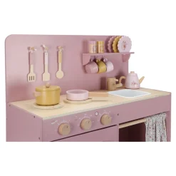 Houten speelkeuken - Roze