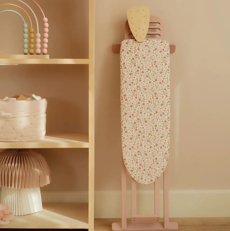 Houten Strijkplank met Strijkijzer – Roze – Essentials