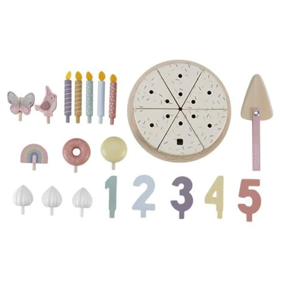 Houten Verjaardagstaartje - Roze - Essentials