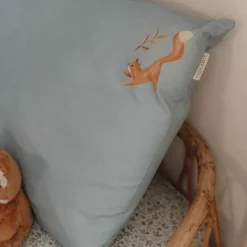 Junior dekbedovertrek - Blauw - Forest Friends