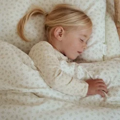 Junior dekbedovertrek - Groen - Essentials - Blueberry Leaves