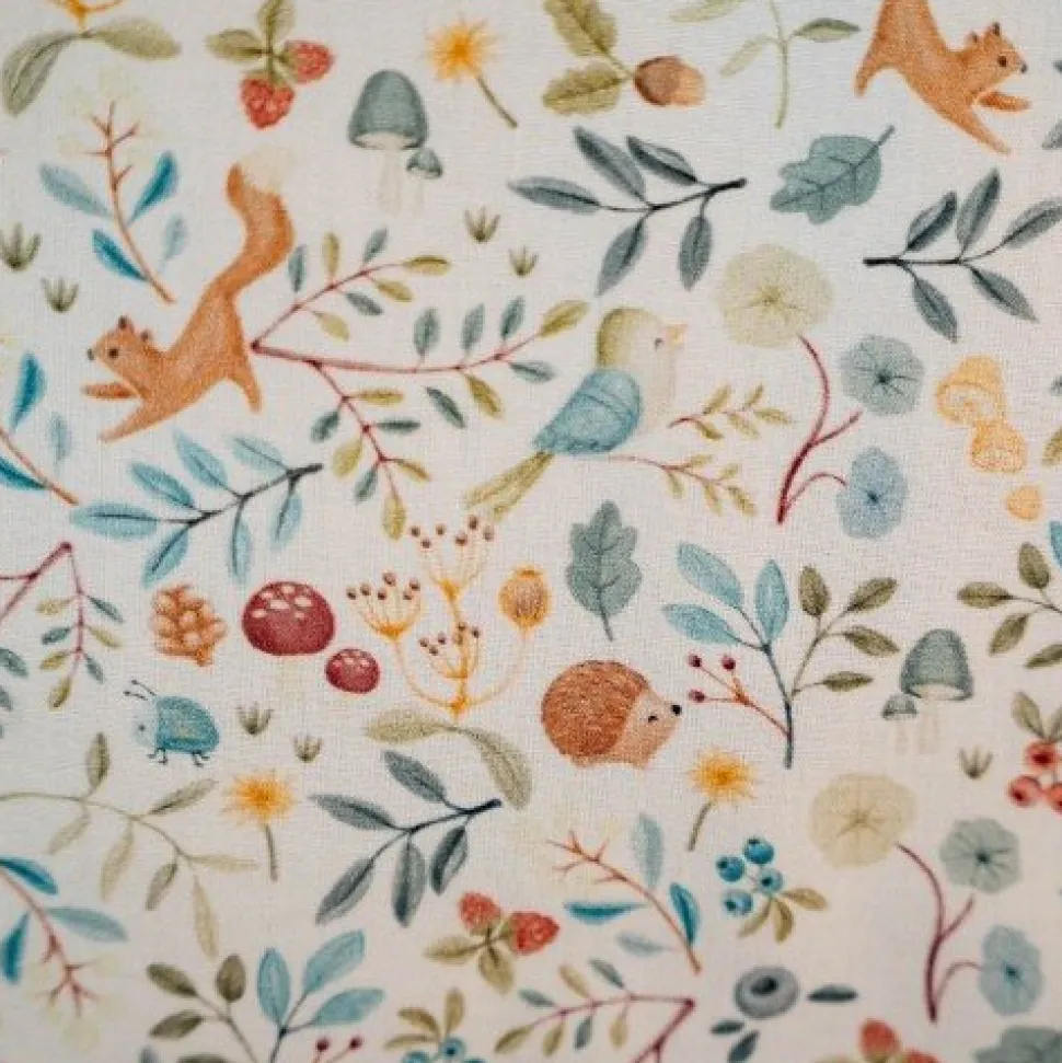 Junior dekbedovertrek - Meerkleurig - Forest Friends - Forest Wonders