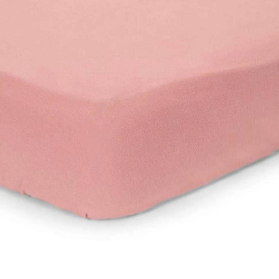 Junior hoeslaken - Roze - Maat Junior - Essentials