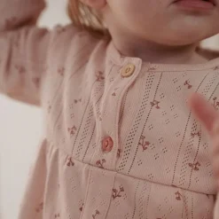 Jurk lange mouw - Roze - Fairy Garden - Fairy Flowers