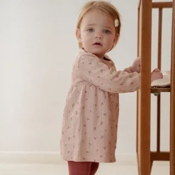 Jurk lange mouw - Roze - Fairy Garden - Fairy Flowers