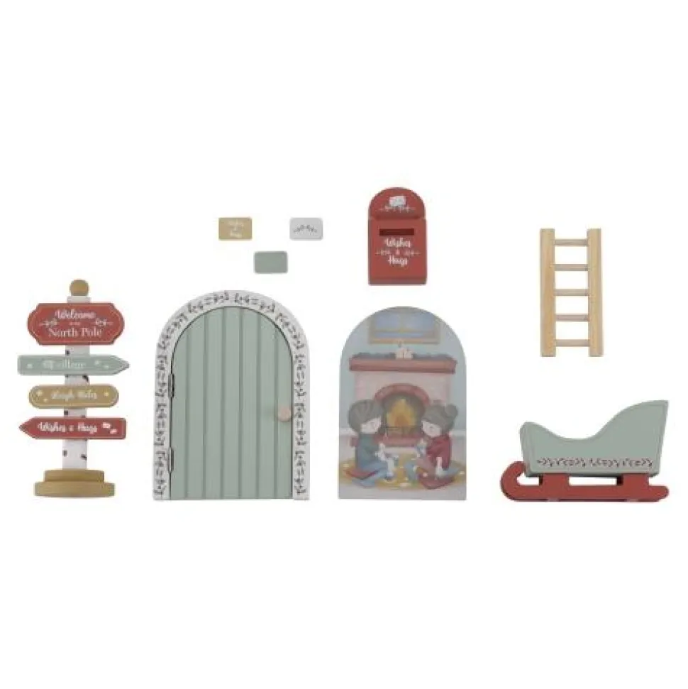 Kerstdeurtje - Meerkleurig